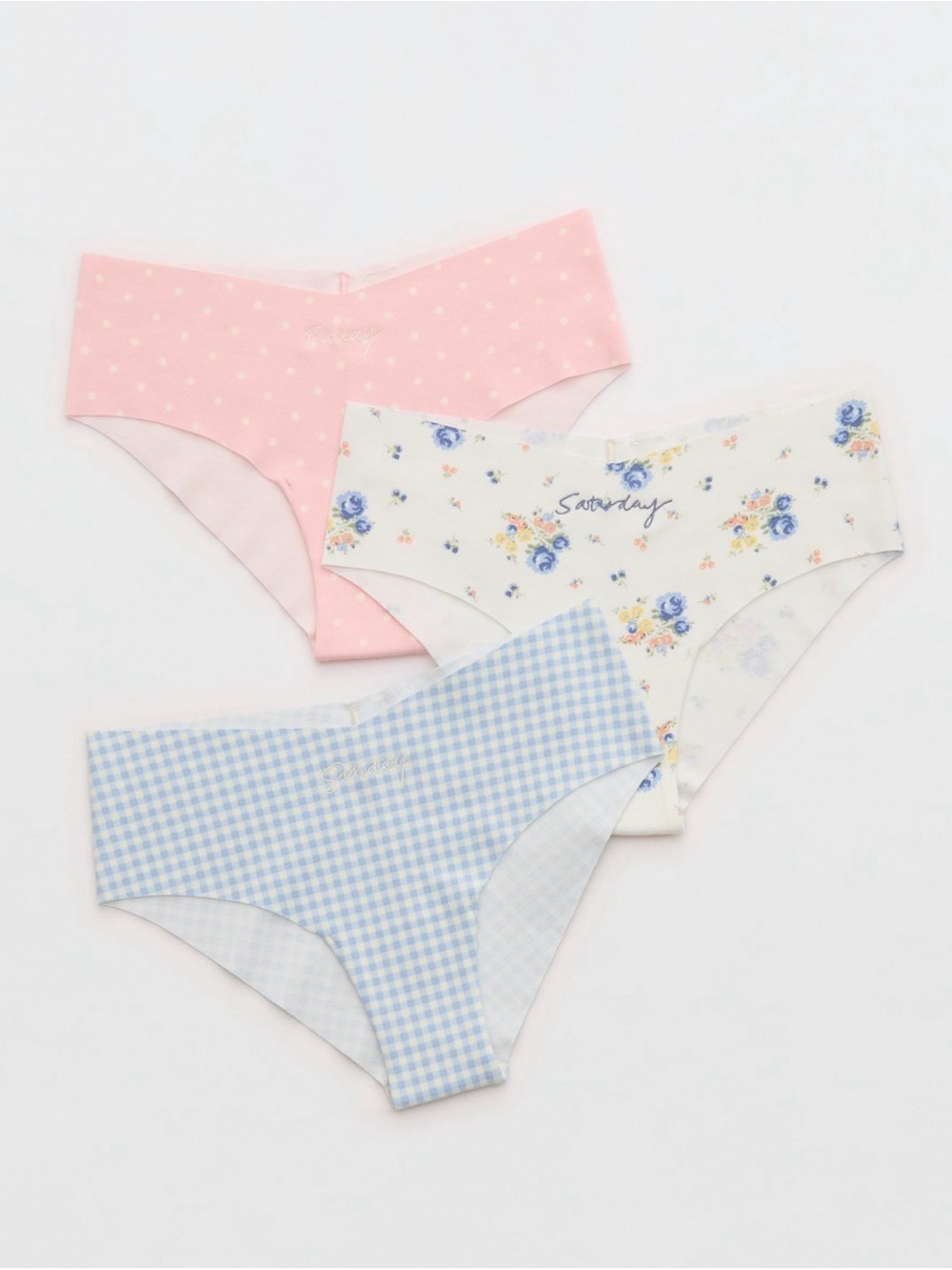 Aerie Emily Meritt Weekend Cheeky Underwear Multipack - Size Medium
